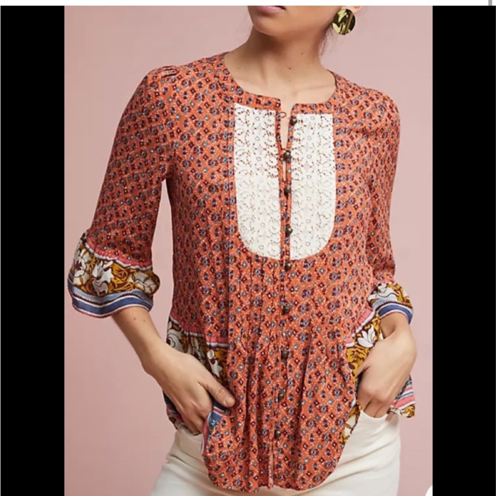 Anthropologie Maeve Hiver Blouse